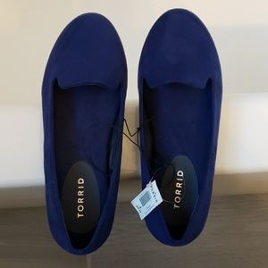Blue loafers